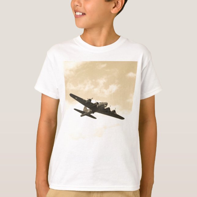Fliegen-Festung im Flug T-Shirt (Vorderseite)