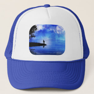 Fliegen-Fischen-Kappe Truckerkappe