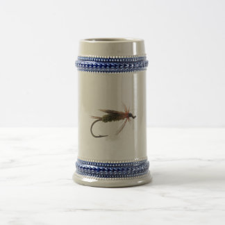 Fliegen-Fischen-Köder Bierglas