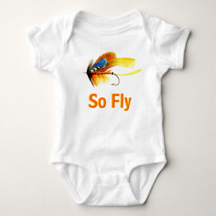 Fliegen-Fischen-Köder - so Fliege Baby Strampler