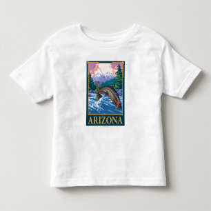 Fliegen-Fischen SceneArizona Kleinkind T-shirt