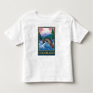 Fliegen-Fischen SceneColorado Kleinkind T-shirt
