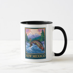 Fliegen-Fischen SceneNew Mexiko Tasse