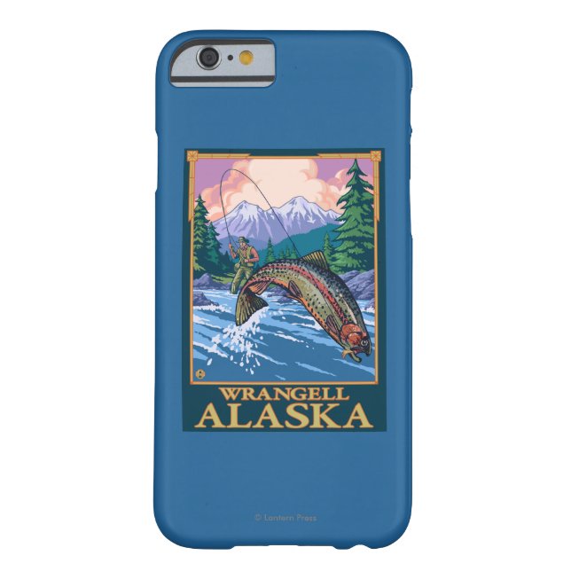 Fliegen-Fischen-Szene - Wrangell, Alaska Case-Mate iPhone Hülle (Rückseite)