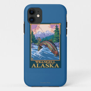 Fliegen-Fischen-Szene - Wrangell, Alaska Case-Mate iPhone Hülle