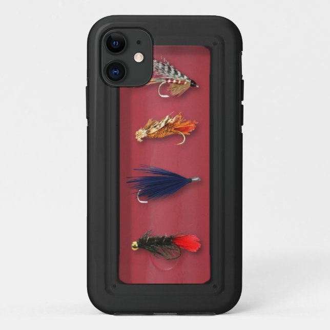 Fliegen-Fischenfliegen Case-Mate iPhone Hülle (Rückseite)