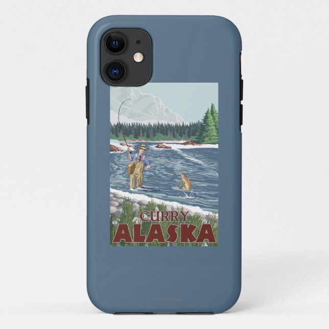 Fliegen-Fischer - Curry, Alaska Case-Mate iPhone Hülle (Rückseite)