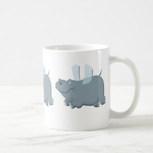 Fliegen-Flusspferd Tasse