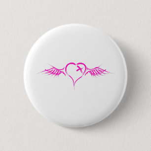 Fliegen-Herz Button