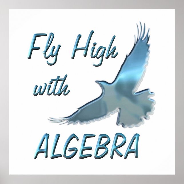 Fliegen hoch mit Algebra Poster (Vorne)