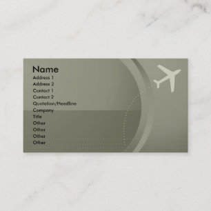 Fliegen-hohe Visitenkarte