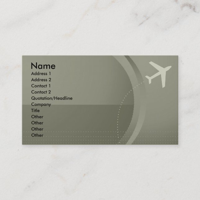 Fliegen-hohe Visitenkarte (Vorderseite)