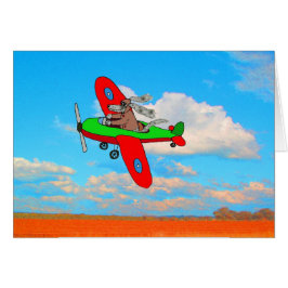 "Fliegen-Hunde" leere Karte, Stimmung