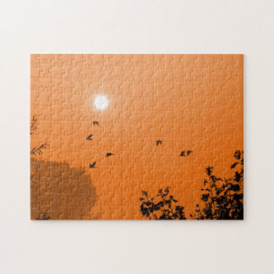 Fliegen im Morgengrauen Puzzle