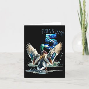 Fliegen in 5 Enten Jagd 5. Geburtstag Party 5 Ye Karte