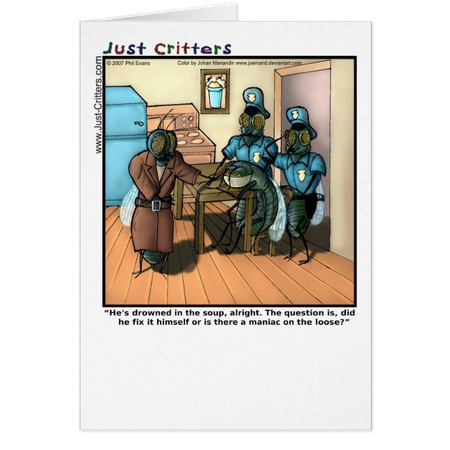 Fliegen in der Suppe (Vorne)