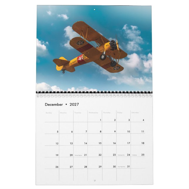 Fliegen Kalender (Dez 2027)