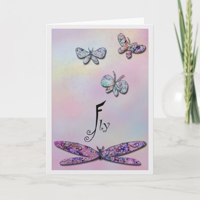 Fliegen Karte (Vorderseite)