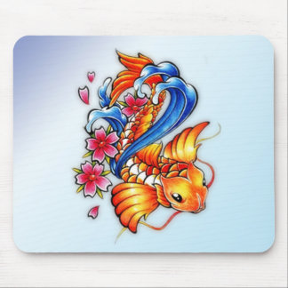 Fliegen Koi Fisch-Mausunterlage Mousepad