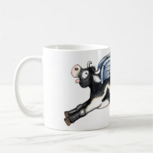 Fliegen-Kuh - Tasse