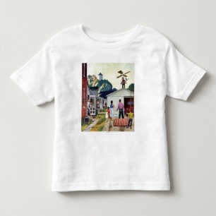 Fliegen lernen kleinkind t-shirt