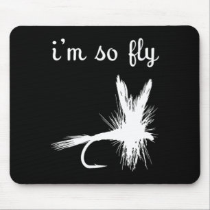 Fliegen Lustiges Angeln Mousepad