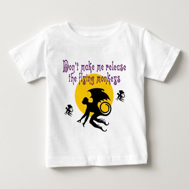 Fliegen Monkeys T-Shirt (Vorderseite)
