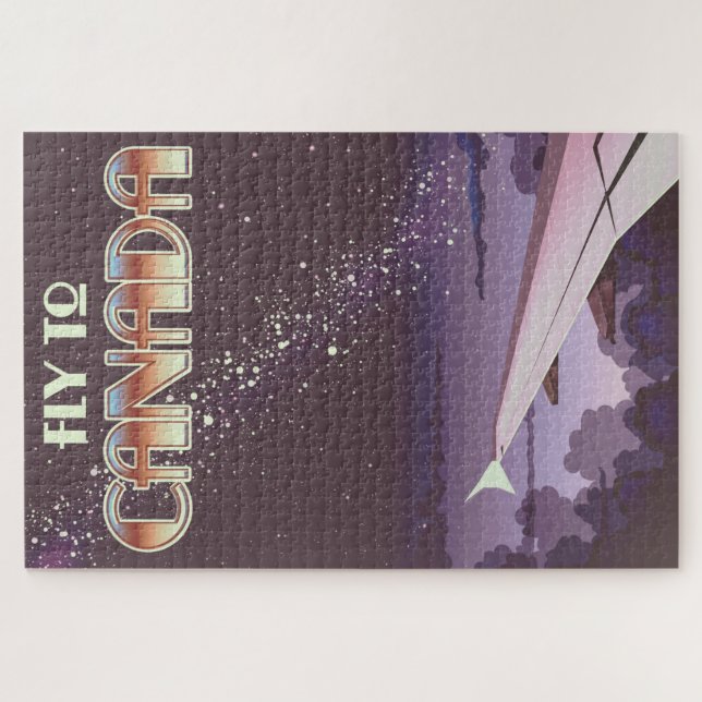 Fliegen nach Kanada Puzzle (Horizontal)