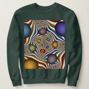 Fliegen nach oben, farbenfrohe moderne Kunst des A Sweatshirt