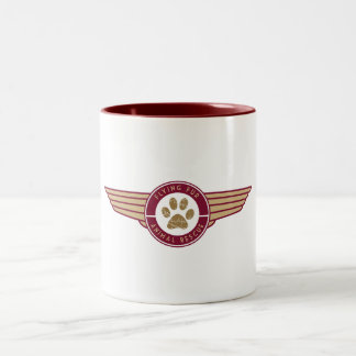 Fliegen-Pelz - Kaffee-/Tee-Tasse Zweifarbige Tasse