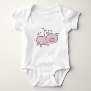 Fliegen Piggy Baby Strampler