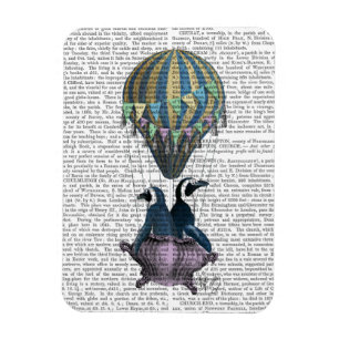Fliegen-Pinguine Magnet