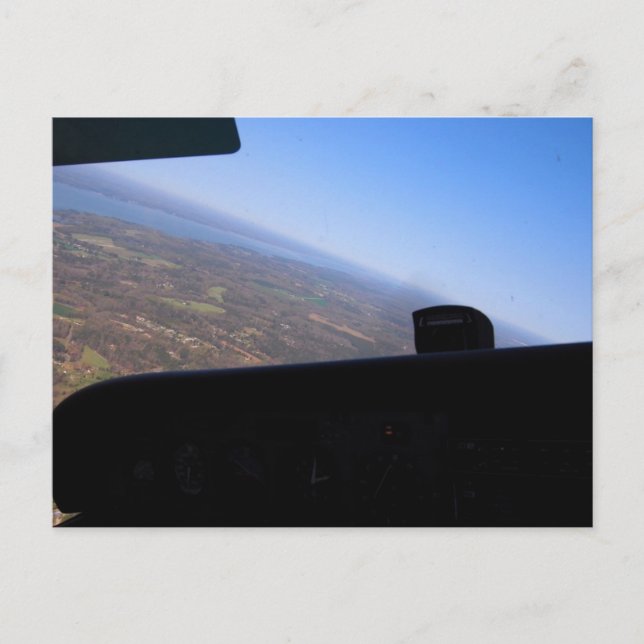 Fliegen Postkarte (Vorderseite)