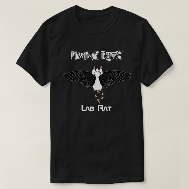 Fliegen-Ratten (Labrador-Ratten-Ausgabe) T-Shirt (Design vorne)