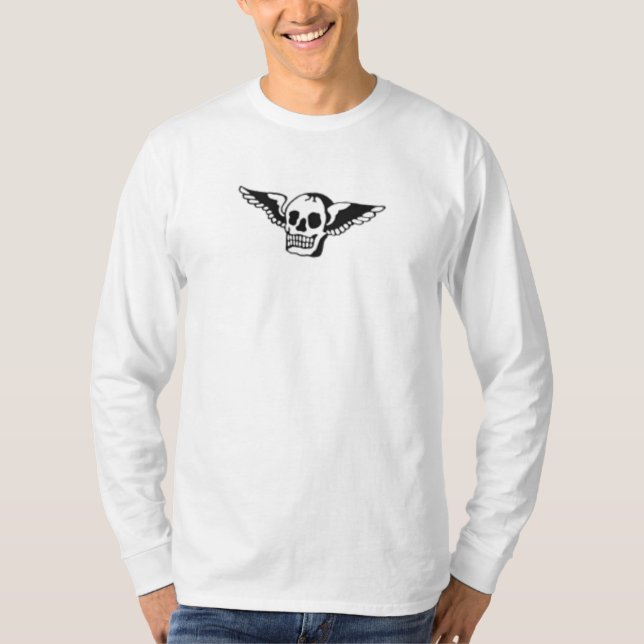 Fliegen-Schädel T-Shirt (Vorderseite)