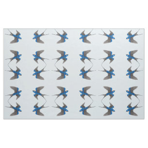 Fliegen-Scheunen-Schwalben-Vogel-Muster Stoff