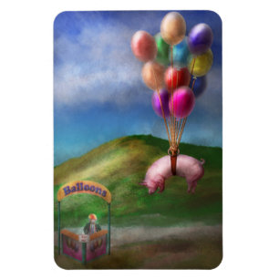 Fliegen-Schwein - Kind - wie ich mich wünsche, Magnet