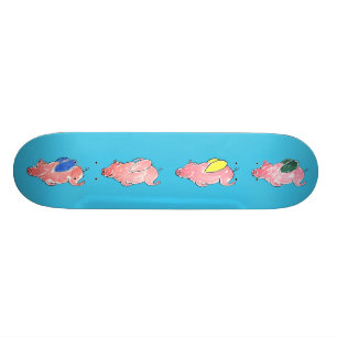 Fliegen-Schwein-Skateboard Skateboard