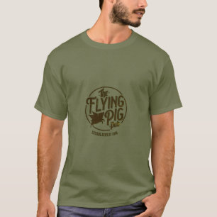 Fliegen-Schweinpub-Shirt T-Shirt