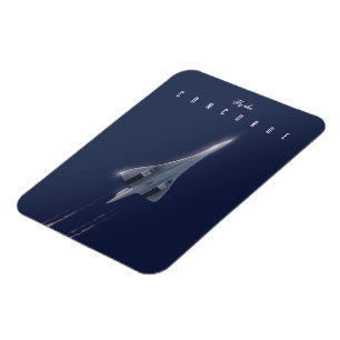 Fliegen Sie das Concorde Travel Poster Magnet