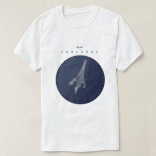 Fliegen Sie das Concorde Travel Poster T-Shirt
