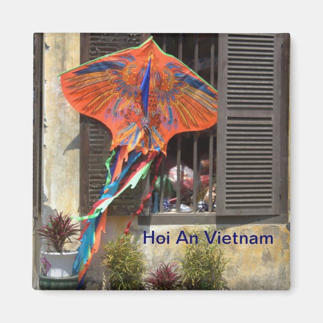 Fliegen Sie einen Drachen Magnet (Vorne)