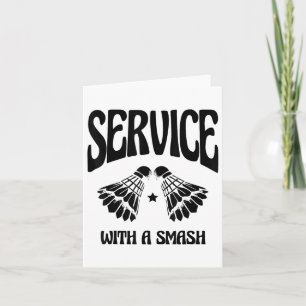 Fliegen Sie hoch mit jedem Shuttle Badminton Playe Karte