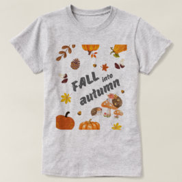 FLIEGEN SIE IM HERBST, HELLO AUTUMN TSHIRT