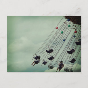 Fliegen Sie mich zum Mond Postkarte