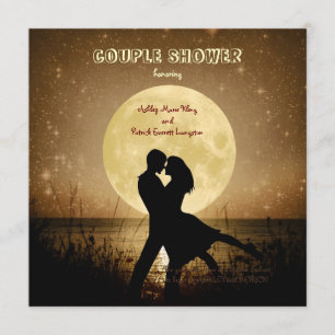 Fliegen Sie mich zur Mond-Paar-Dusche Einladung