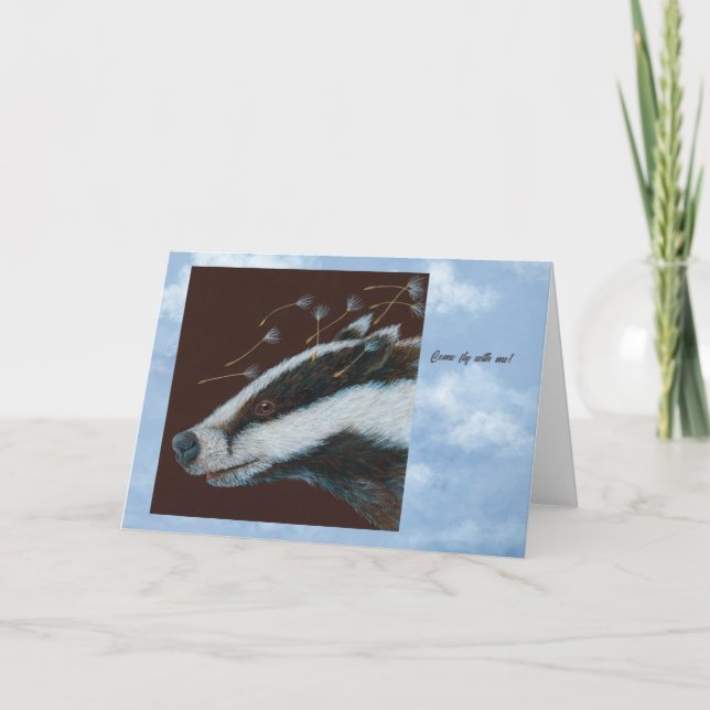 Fliegen Sie mit meiner Karte (Vorderseite)