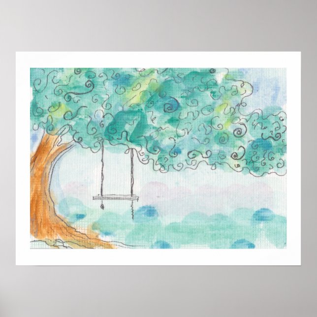 Fliegen Sie weg mit meinem Poster (Vorne)