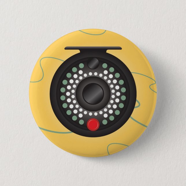 Fliegen-Spule Button (Vorderseite)
