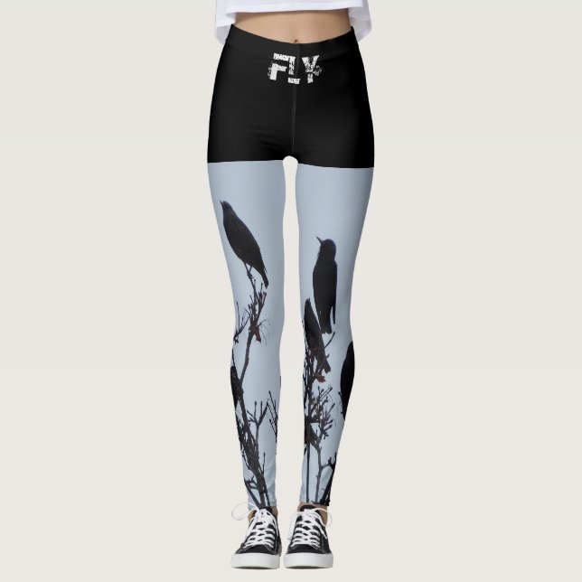 FLIEGEN-STARKE YOGA-LEGGINGS LEGGINGS (Vorderseite)